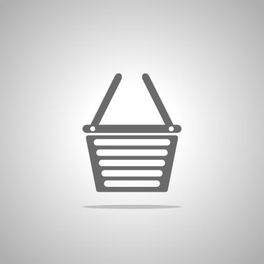 alışveriş sepeti simge vektör