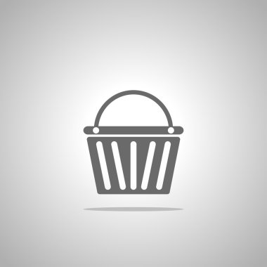 alışveriş sepeti simge vektör