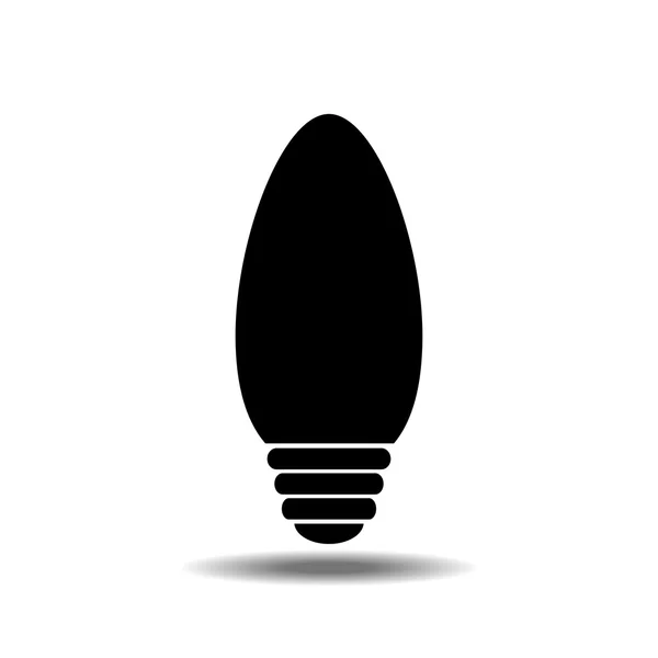Вектор значка лампы — стоковый вектор