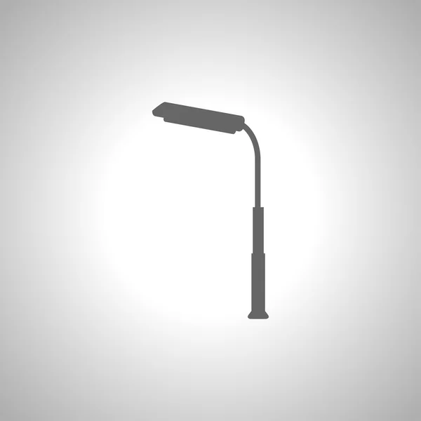 Vetor de lâmpada Post ícone de rua — Vetor de Stock