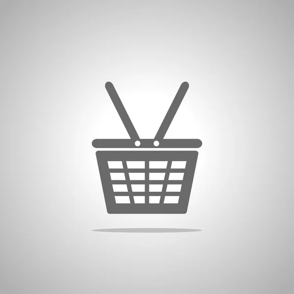 Vektor av shopping korg ikonen — Stock vektor