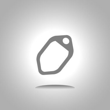 bir ses etiketi simgesi vektör