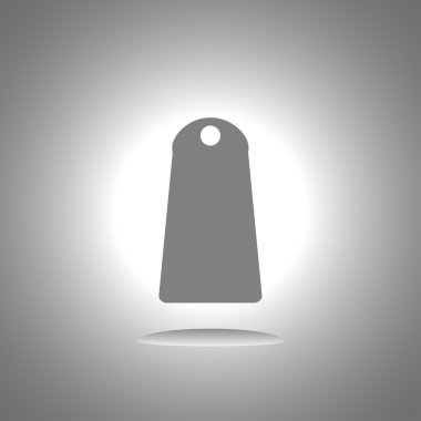 bir ses etiketi simgesi vektör