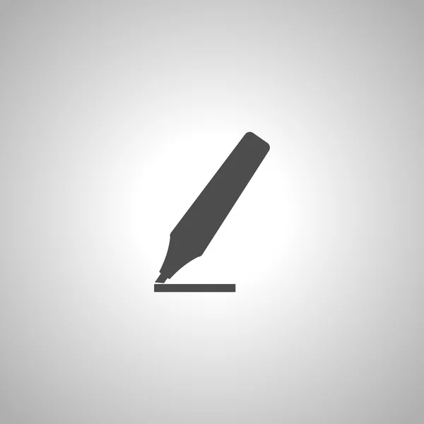 Vector de lápiz marcador icono — Vector de stock