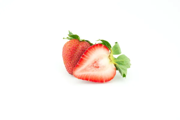 Red berry strawberry isolated on white background — Stock Photo, Image