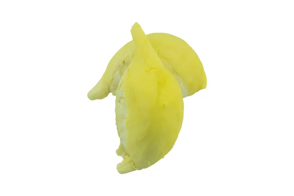 Дуріан, королем фруктів ізольовані на білому тлі — стокове фото