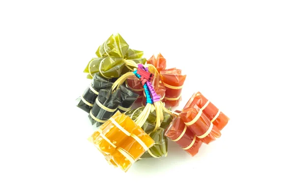 Caramel - Thai caramel candy on white background — Stock Photo, Image