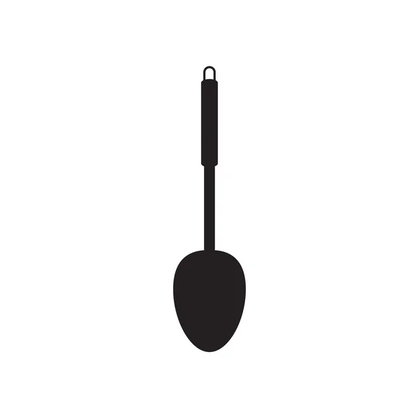 Vector of ladle icon on white background — Stock Vector