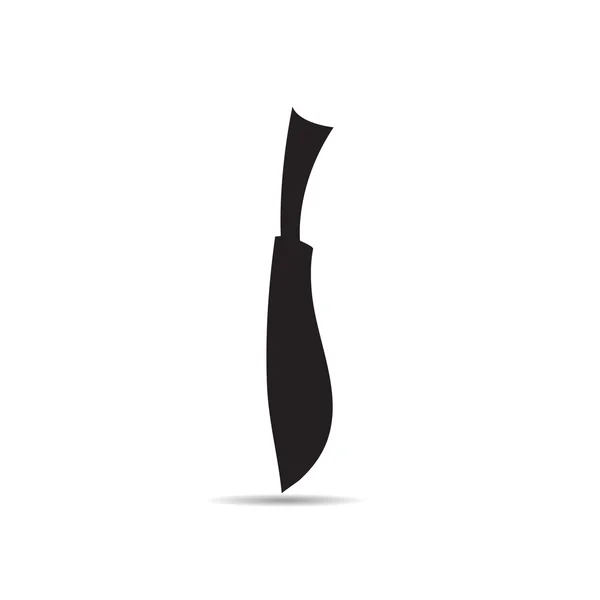 Διάνυσμα μαχαίρι σε λευκό φόντο — Διανυσματικό Αρχείο