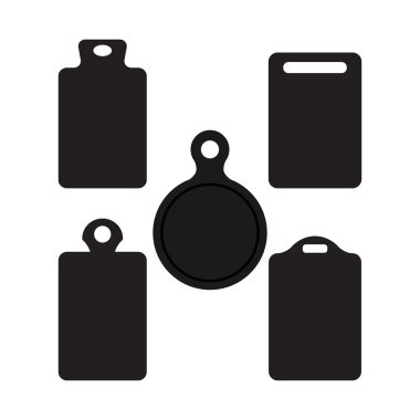 vektör ahşap yemek kurulu