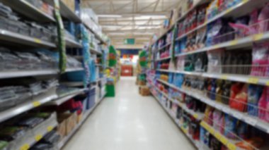 raf süpermarkette bulanık arka planı için