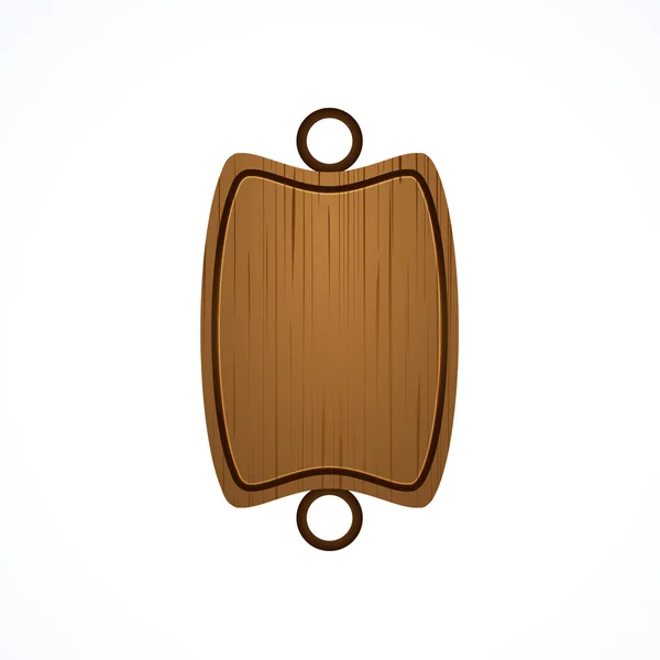 Vector de tabla de cocción madera — Archivo Imágenes Vectoriales