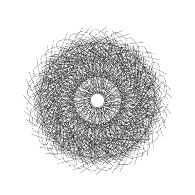 beyaz izole çiçek soyut vektör