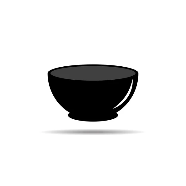 Vecteur de bol icône — Image vectorielle