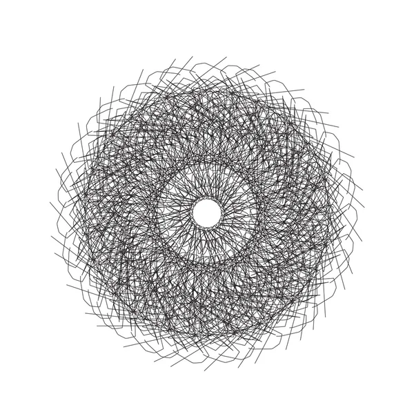 Вектор квітки абстрактний ізольований на білому — стоковий вектор