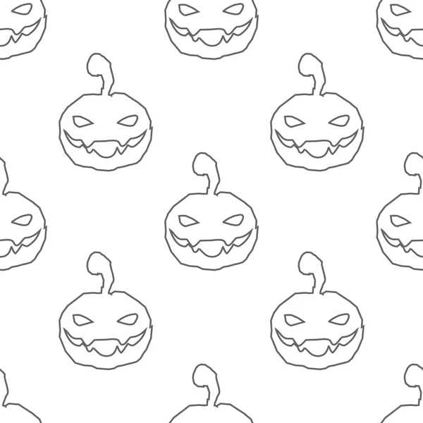 Bezešvé vzor s halloween dýně — Stockový vektor