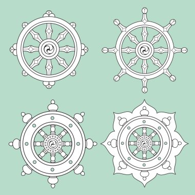 Dharma Wheel clipart