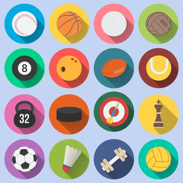 Spor Icons set — Stok Vektör