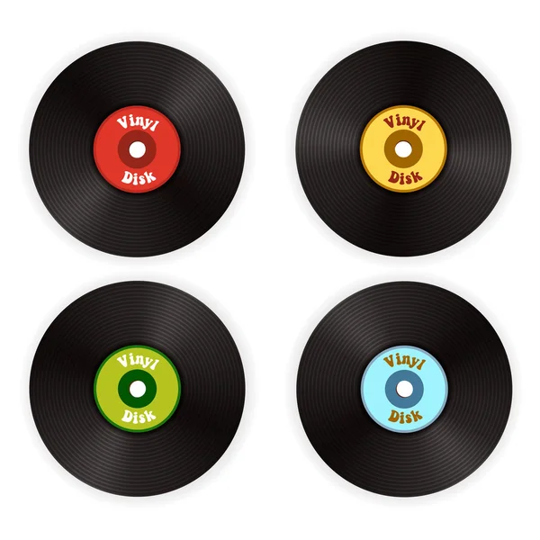 Vinyl Record Disc — Stock Vector