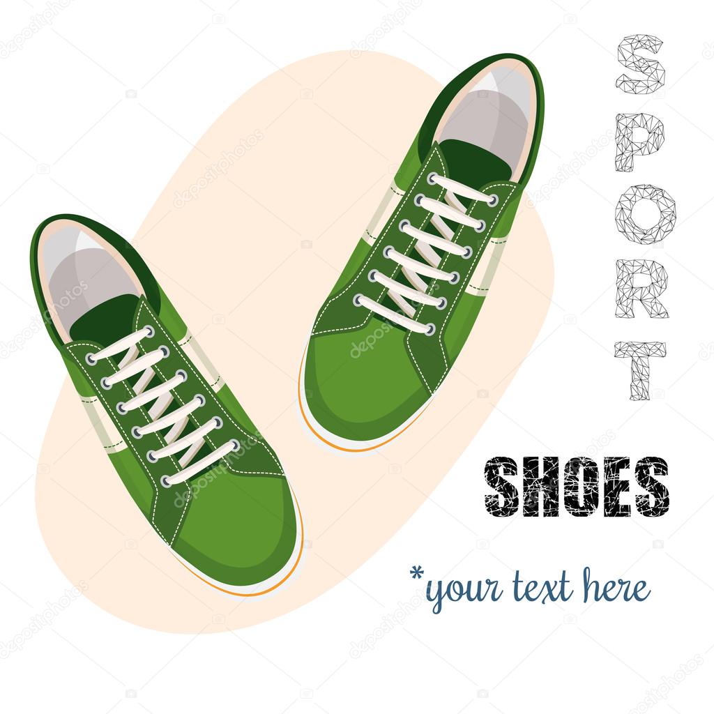 Sport shoes.
