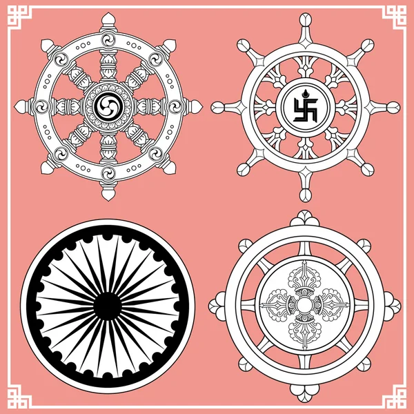 Dharma Wheel Stock Vector Image by ©mpmpya #85788452