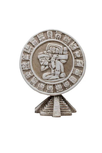 Antigo medalhão maia — Fotografia de Stock