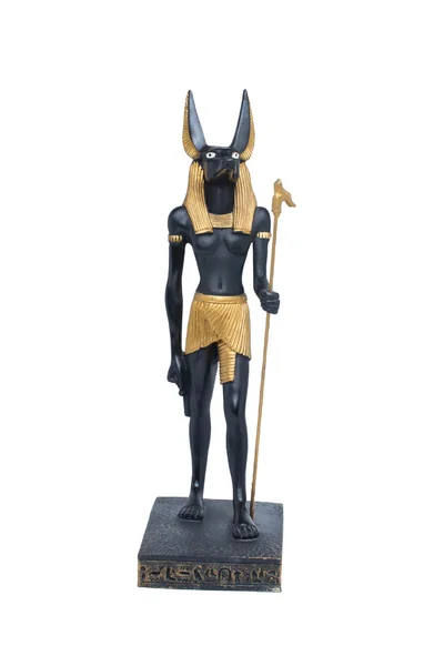 Golden statue of Anubis Royalty Free Stock Images