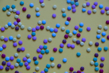 Renkli şeker ukalaları desen arkaplanı