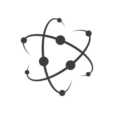 Atom vektör simgesi