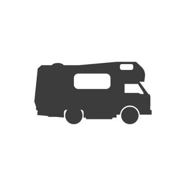 Recreational motor home vehicle. clipart