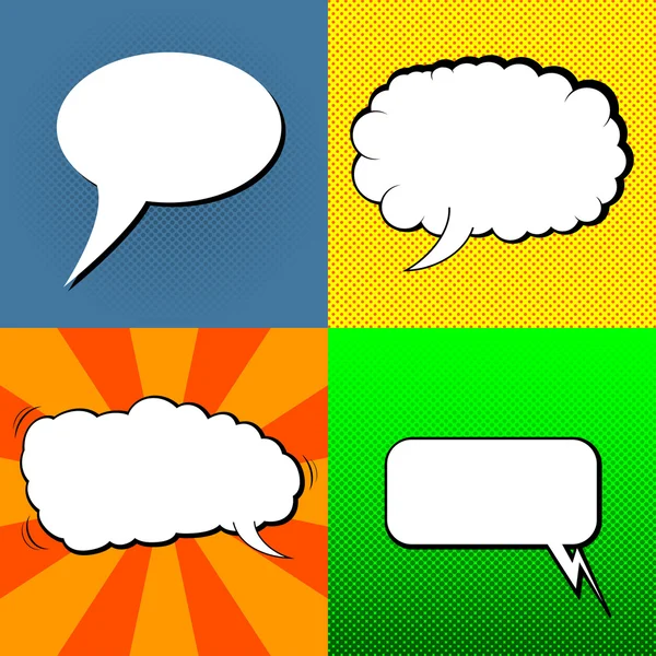 Set of speech bubbles — Stock Vector