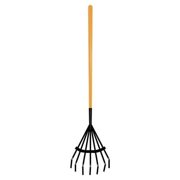 Vectorillustratie rake. — Stockvector