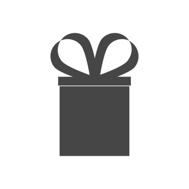 hediye kutusu vektör simgesi.