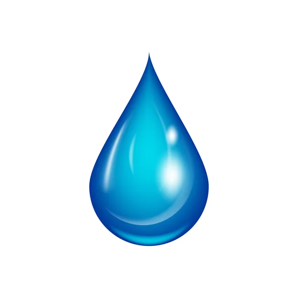 Water drop vector illustration. — Stock Vector