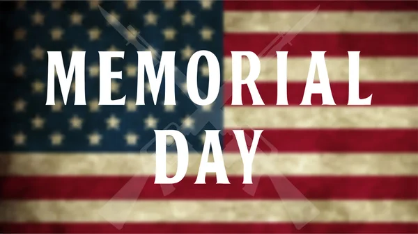 Memorial day vector background. — Stock Vector