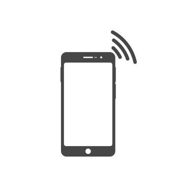 Akıllı telefon vektör simgesi.