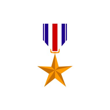Vektör Insignia ile altın yıldız.