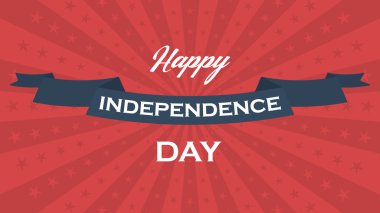 Vektör arka plan için bize Bağımsızlık günü.