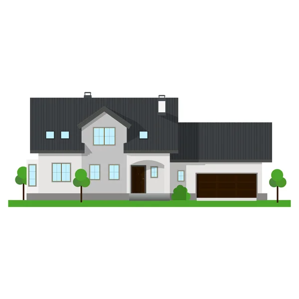 Vector cottage illustration. — Stock Vector