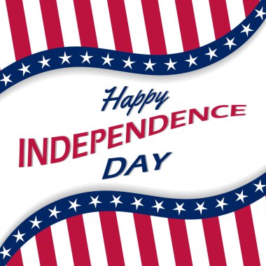 Vektör arka plan için bize Bağımsızlık günü.