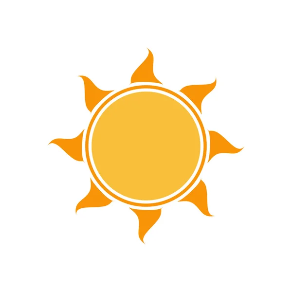 Vector sun icon. — Stock Vector