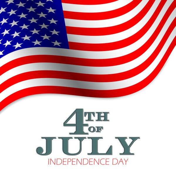 Векторный фон 4 июля
.