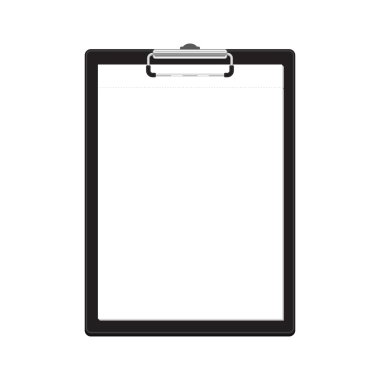 Boş sayfası olan vektör panosu.