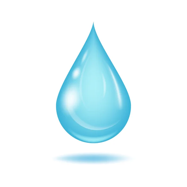 Water drop vector illustration. — Stock Vector