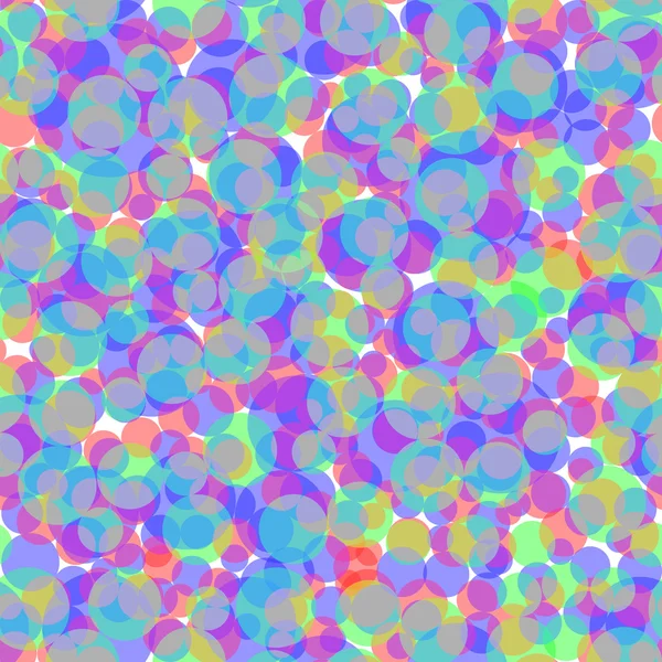 Rainbow bubble vector seamless — Stock Vector