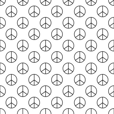 Pasifist Dikişsiz desen arka plan