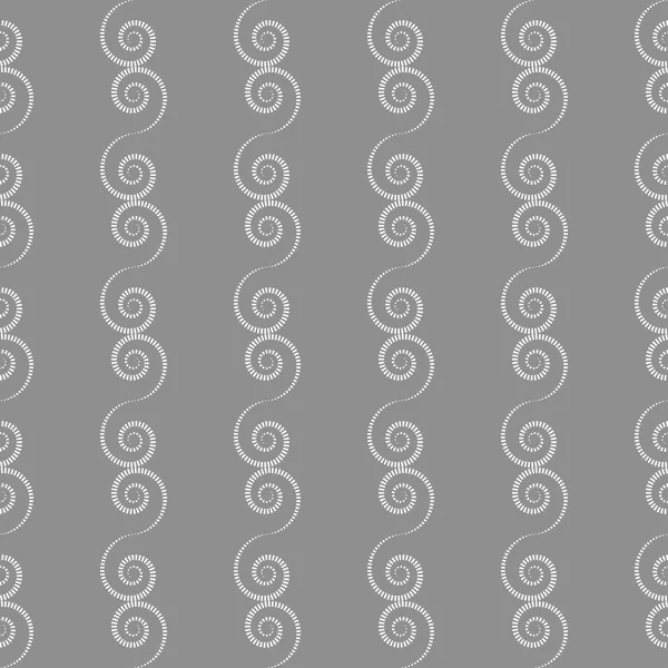 白色螺旋无缝图案背景 — 图库矢量图片
