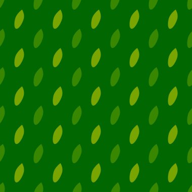 Yeşil yapraklar pürüzsüz desen arkaplanı