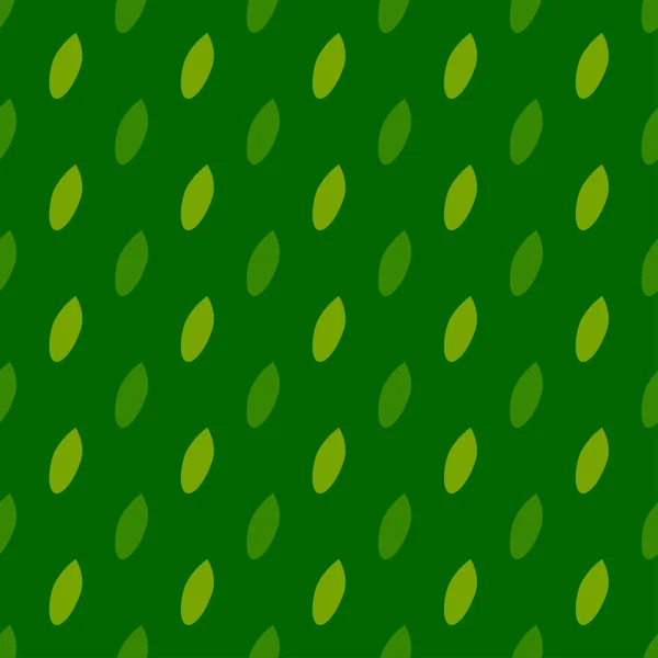 Foglie verdi senza cuciture modello di sfondo — Vettoriale Stock