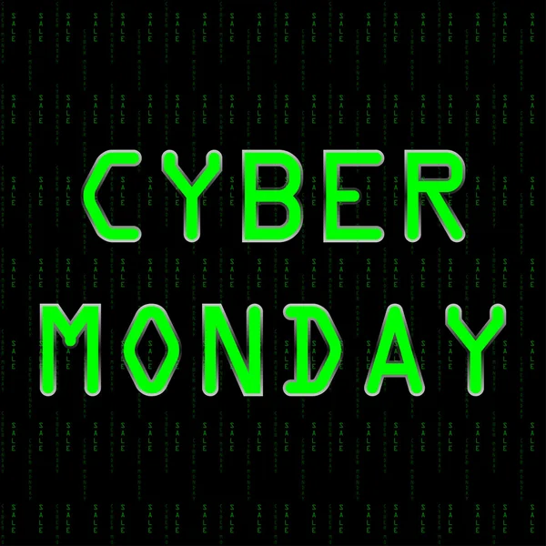 Cyber Monday Venda — Vetor de Stock